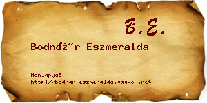 Bodnár Eszmeralda névjegykártya